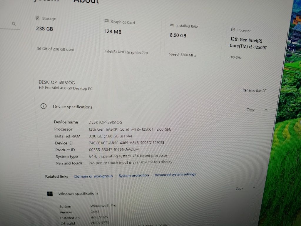 HP Pro Mini 400 G9