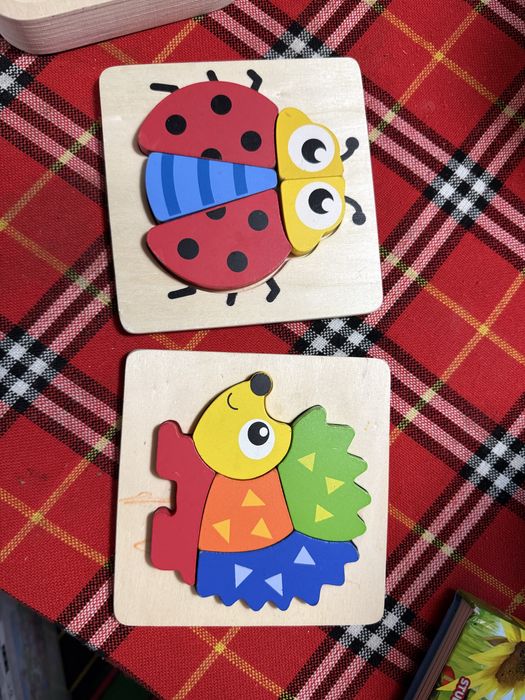 Бебешки дървени играчки лот