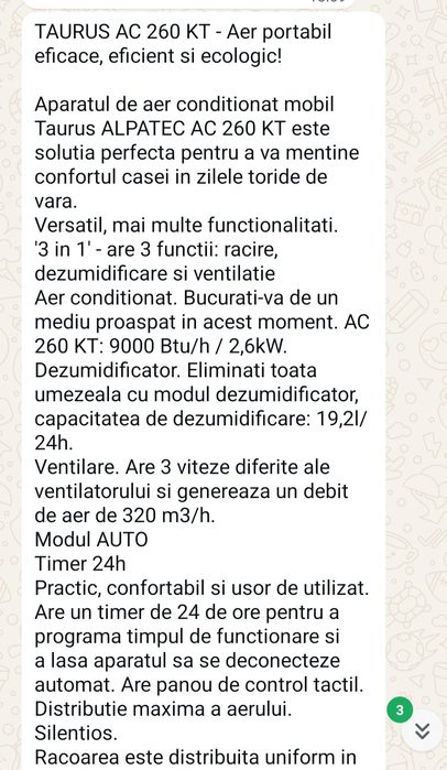 Aer condiționat Taurus...