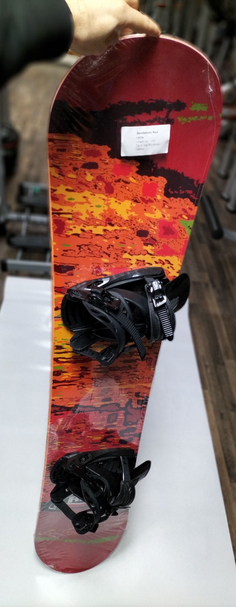 Snowboard Sandstorm Red + Legături noua