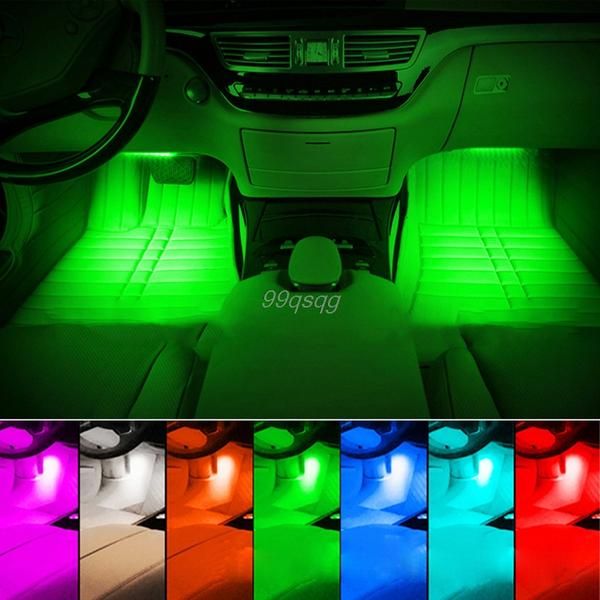 LED ленти , цветомузика за автомобил . Интериорно осветление AT12