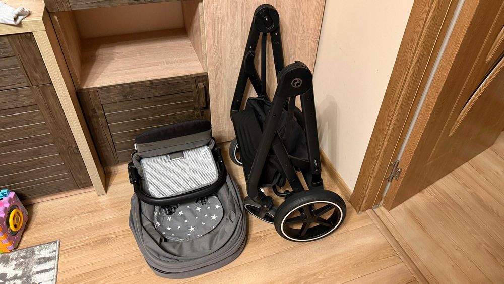 Pachet Cybex Carut Balios S Lux 2in1 + Scoica Aton S2 I-size