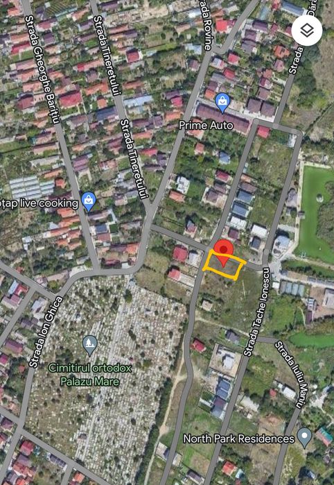 Vand teren pe colt, 960mp in Constanta Palazu Mare zona Cimitir Elvila