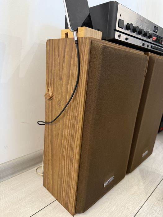 Sistem Vintage Amplificator Fisher CA-520 si boxe Sanyo