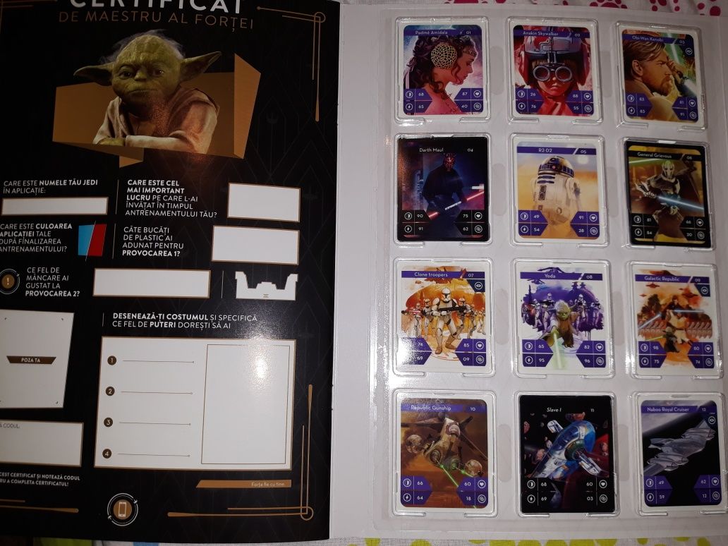 Set complet Album cartonase Star Wars Kaufland 2019-2020