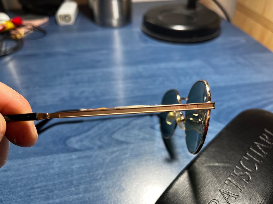 Ochelari Soare Hawkers Aviator rame aurii