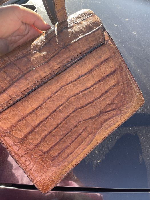 Geanta de lux din piele de crocodil