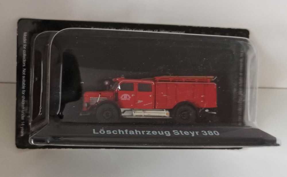 Macheta Steyr Loschfahrzeug 380 Pompieri 1950 RFG- IXO/DeAgostini 1/72