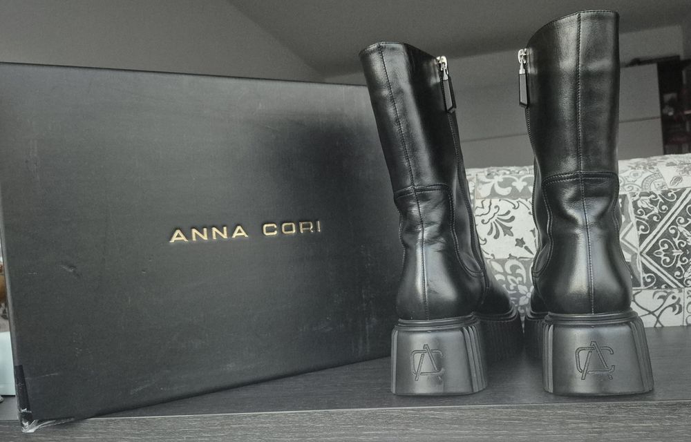 Cizme Anna Cori  din piele