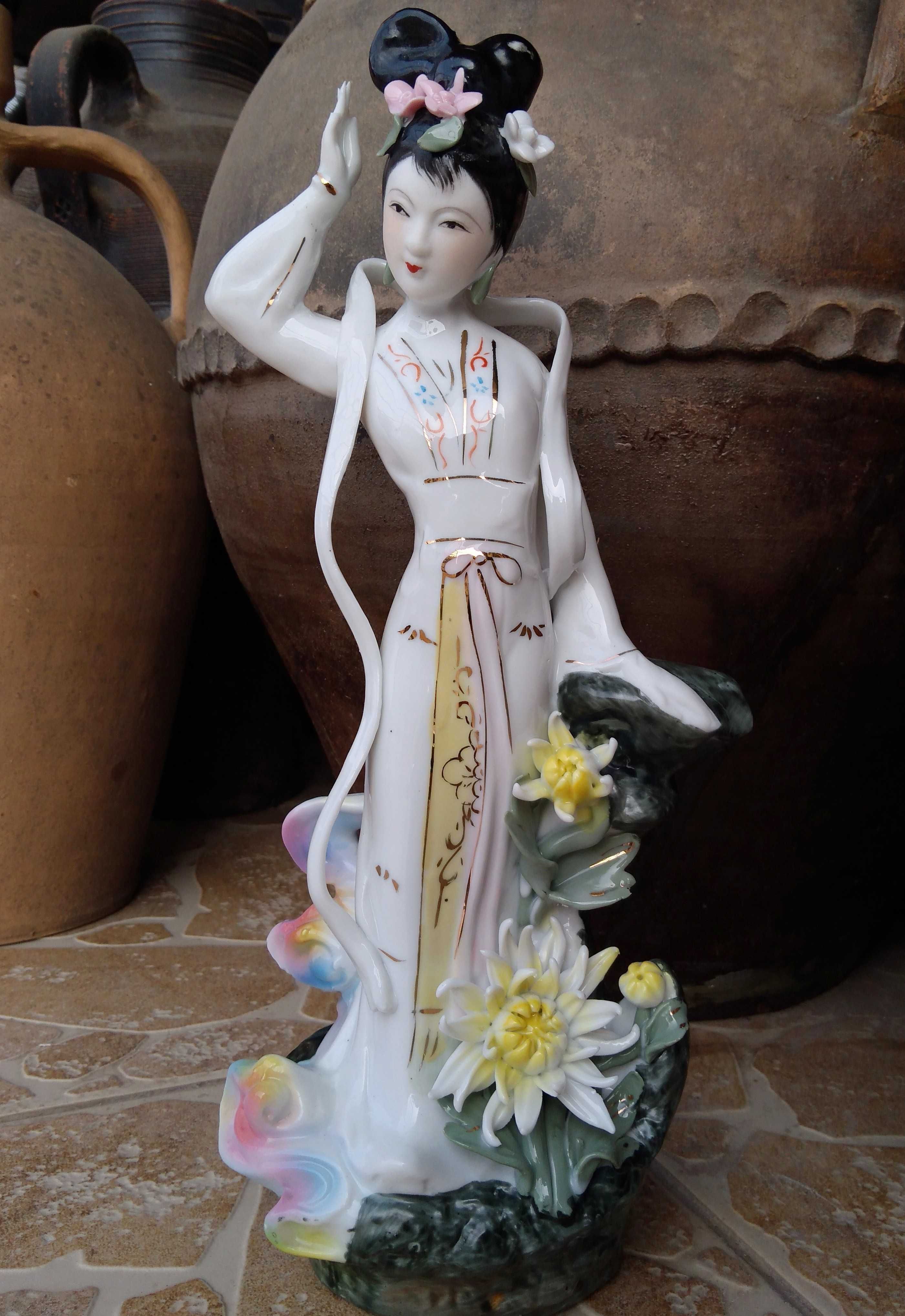 Statueta Feng Shui pentru Armonie |zana Lunii| asiatica, veche