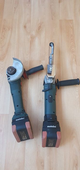 Metabo polizor și șlefuitor cu banda 18V-5,,5Ah