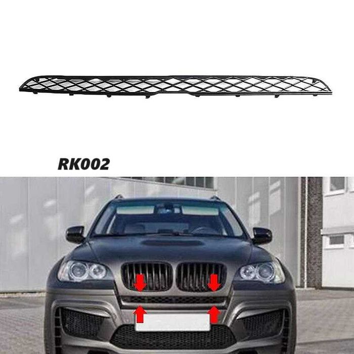 Централна решетка BMW E70 X5 фейслифт х5 07-14 X6 E71 E72 m50b30 дизел