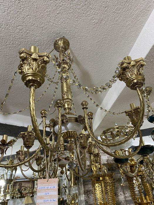 Candelabru/lustra/bronz masiv