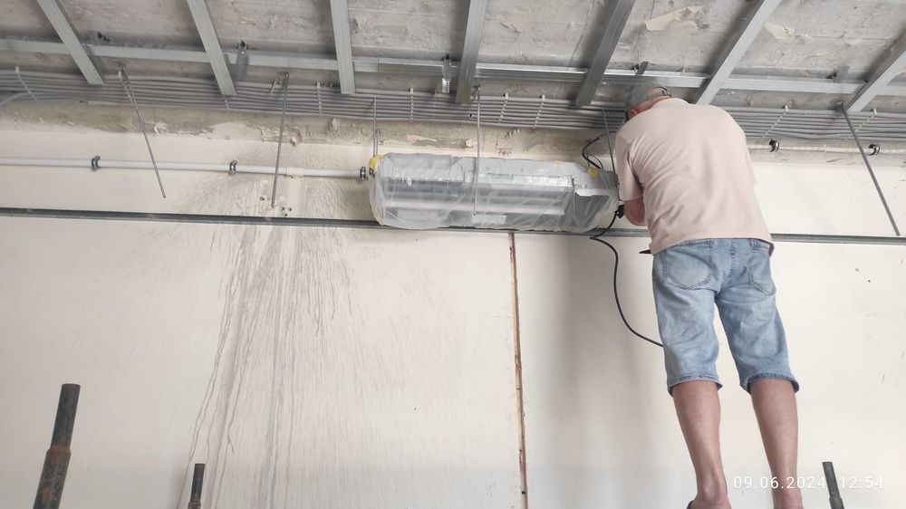 Предоставляем услугу по монтажу системы кондиционирования.