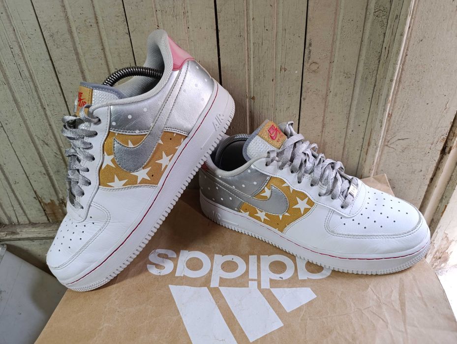 ''Nike Air Force 1 Low Metallic Gold Stars''оригинални маратонки 43 но