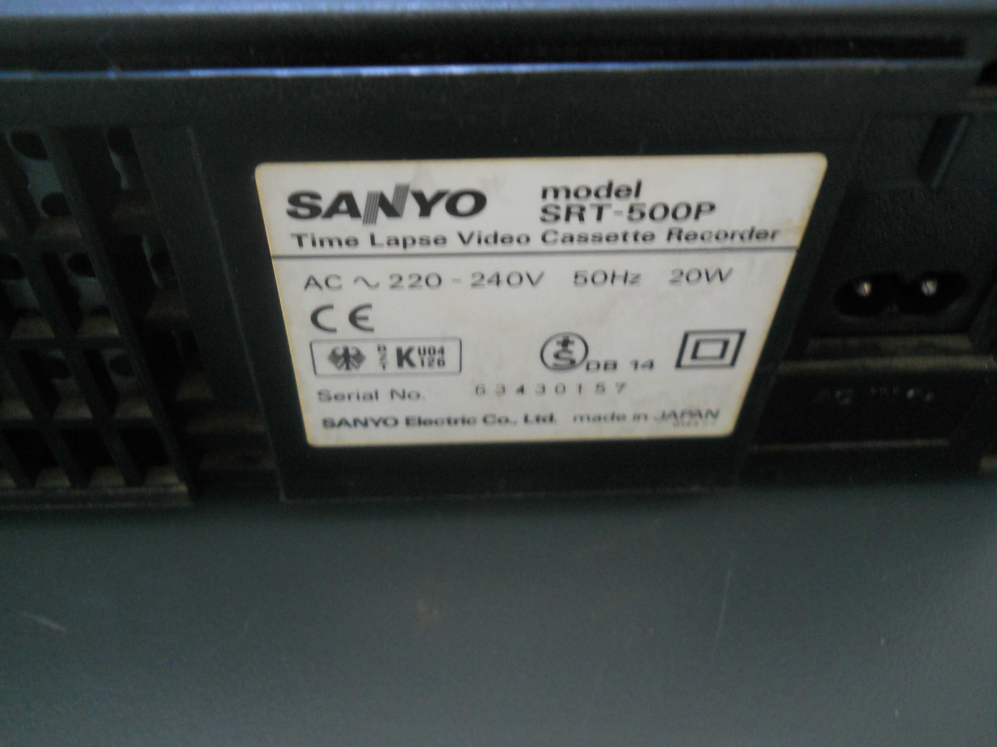 Videorecorder VHS SANYO SRT-500P