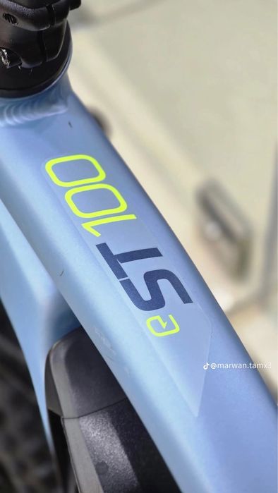 Bicicletă MTB electrică E-ST 100 27.5" albastru - Marime L