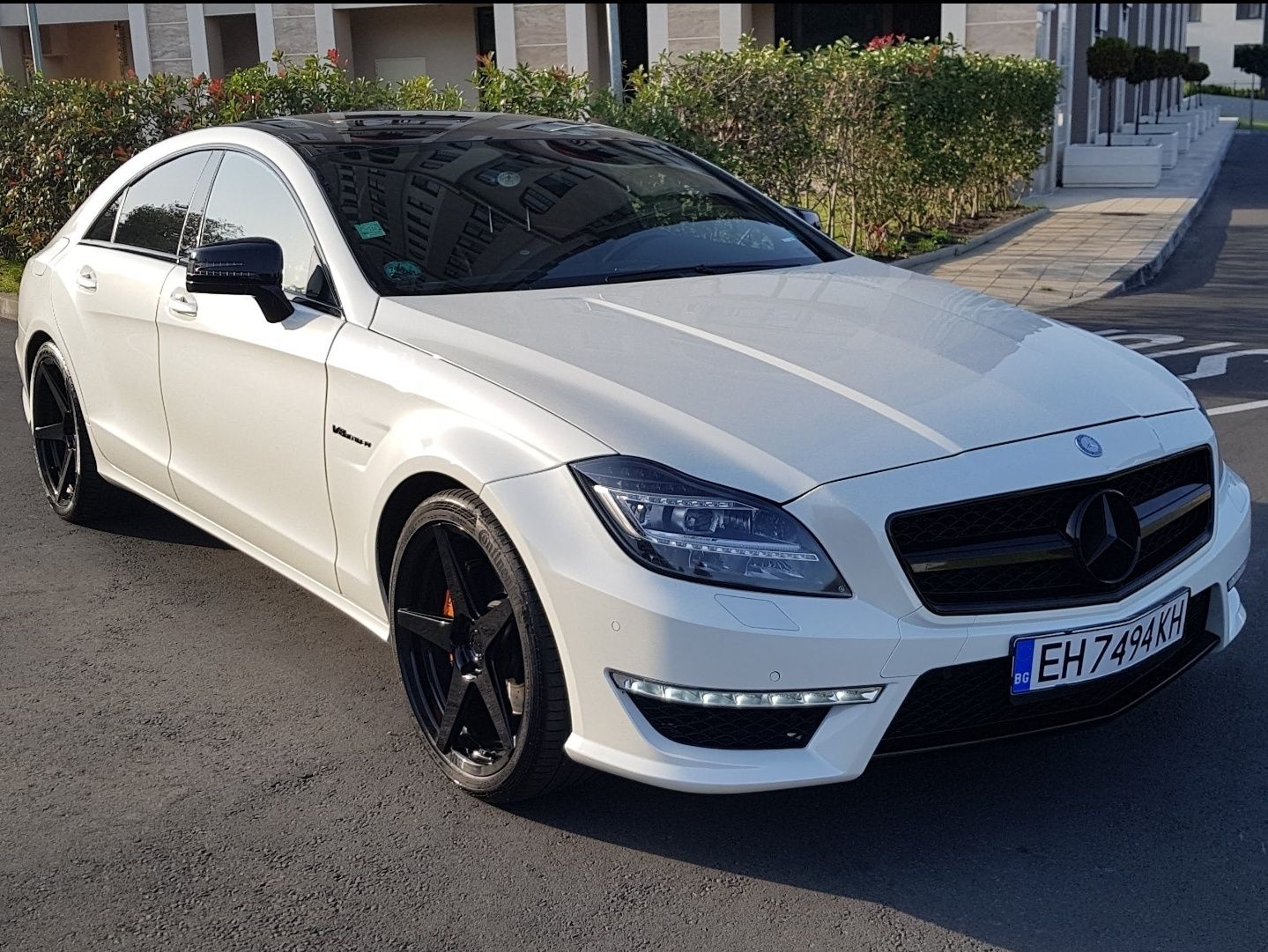 W218 S218 CLS63AMG пакет броня калници капак дифузьор накрайници