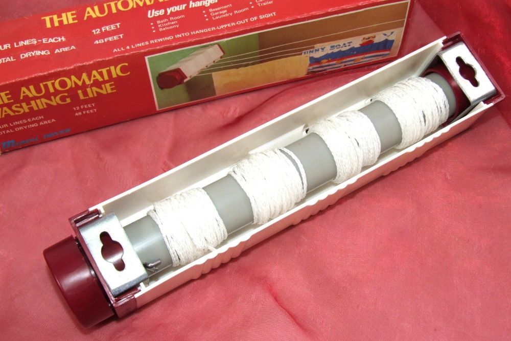 USCATOR DE RUFE retractabil - extensibil, 4 corzi x 4 m, England, NOU