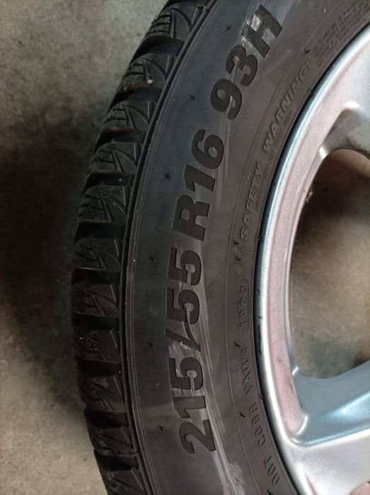 4 броя НОВИ джанти с НОВИ зимни гуми 5*108