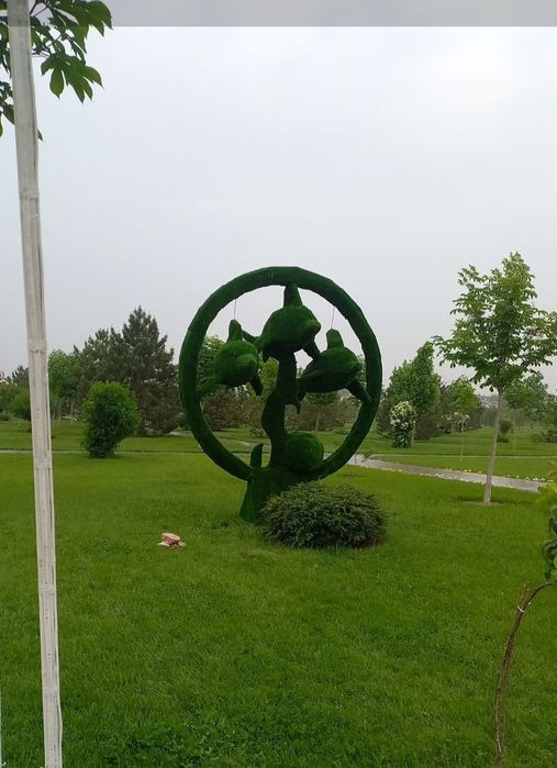 Суний газон скульптура