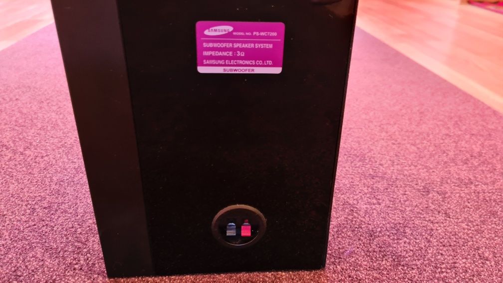 Vând sau schimb Subwoofer Samsung PS-WC7200, În Stare Foarte Bună