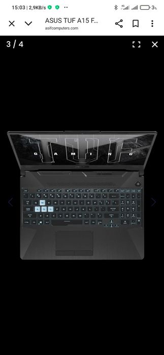 Asus tuf gaming A15 16/512