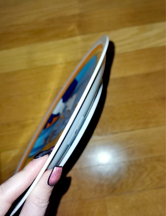 Порцелан коледна чиния плато лимитирано издание Azberg подписана 80г.