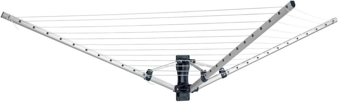 Uscator rufe perete aluminiu 18m rezistent |WNK 279687 Aluminiu