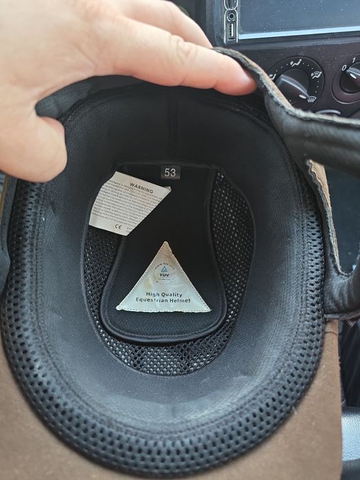 Каска за езда Knightsbridge – размер 53, сертифицирана (TÜV)