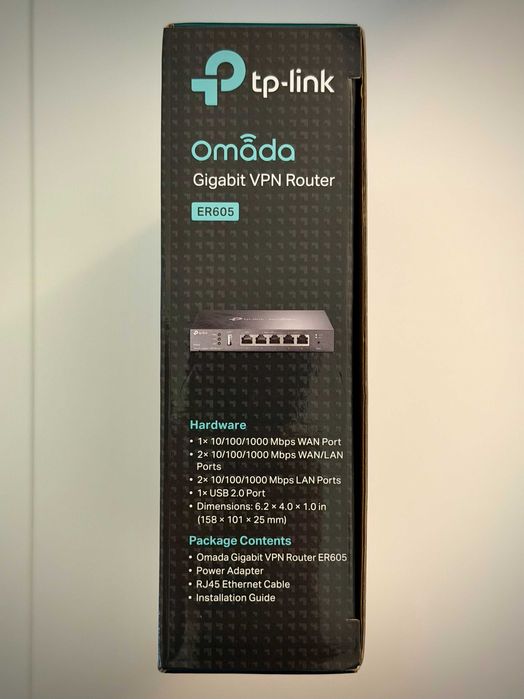 Router VPN TP-Link ER605 v2, Gigabit + Garanție ( Aug 2026 )