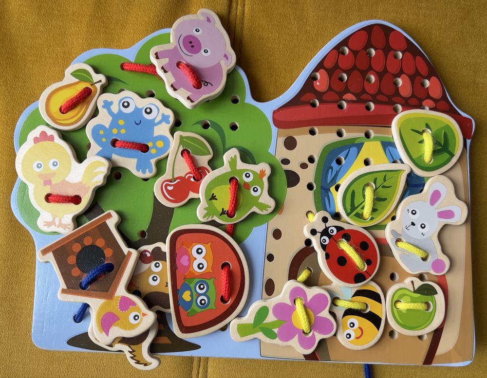 Детски игри  - Playtive, домино Елза, Мармот - влакче с цифри