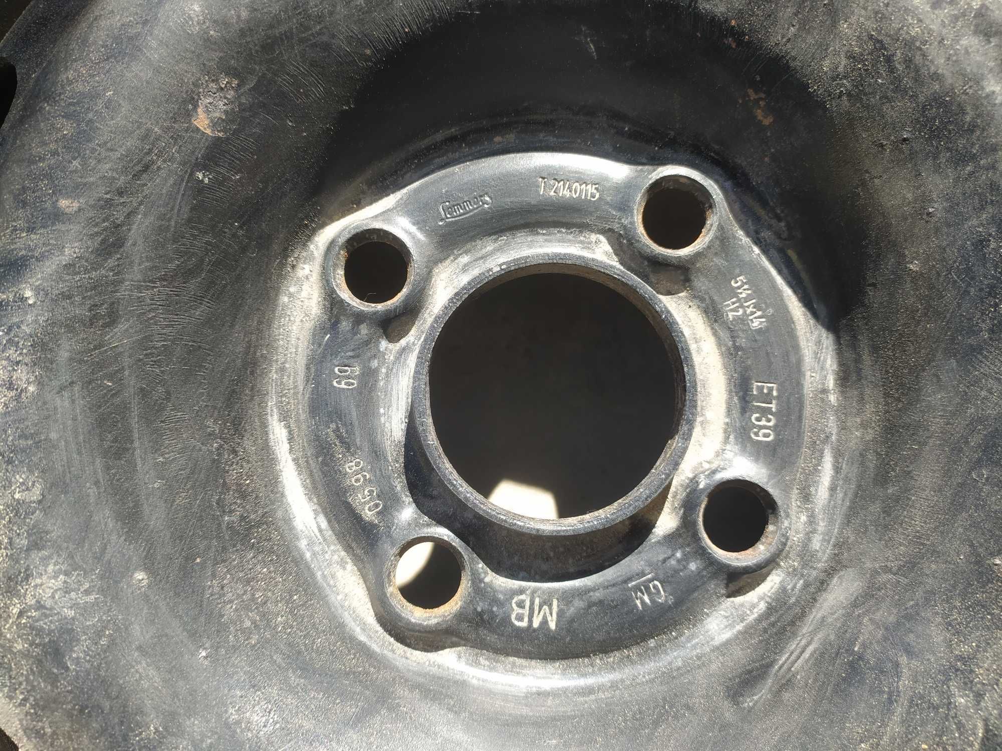 Джанти 14" цола от стомана за Опел (OPEL) 5,5J ET39 - 2бр