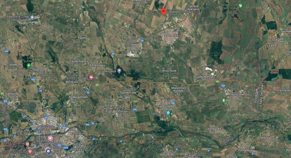 Парцел за индустриално строителство с голямо лице на път – Раковски