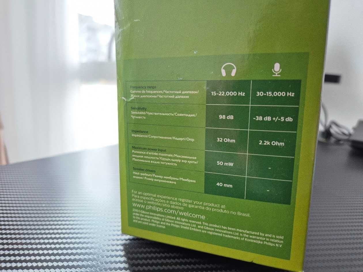 Слушалки с микрофон Philips SHM1900