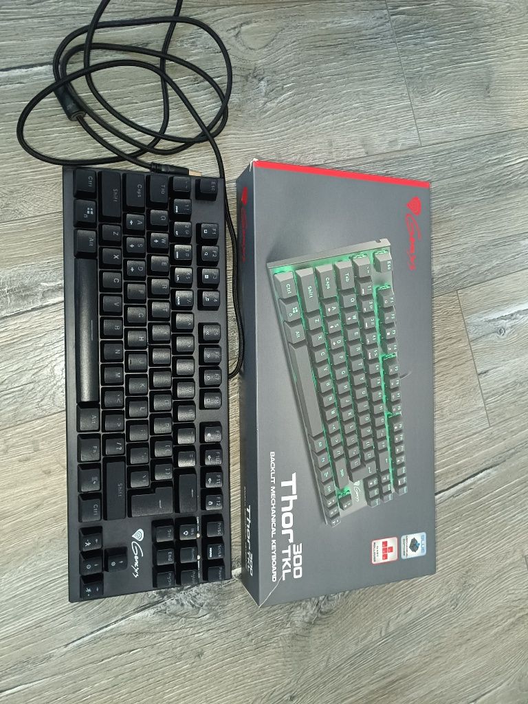 Tastatura mecanica Genesys Thor 300 TKL green