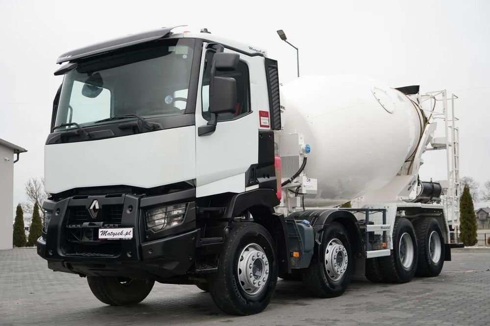 Renault C 380 / 8X4 / BETONIERĂ / USCĂTOR / SCHWING STETTER 9 M3 / EURO 6 /