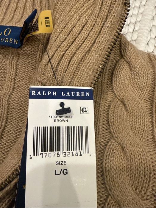 Polo Ralph Lauren пуловер, четвърт цип