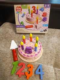 Комплект за игра "Дървена торта за рожден ден"