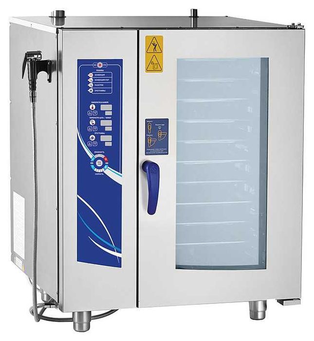 Пароконвектомат 10 уровней Abat