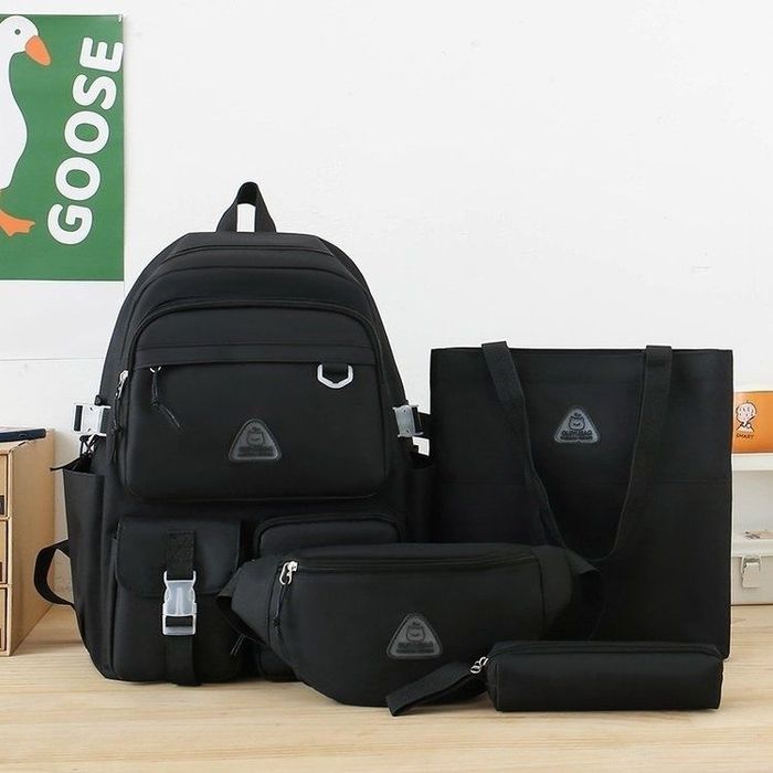 Школьный рюкзак комплект 2 в 1 подростковый сумка без пинала