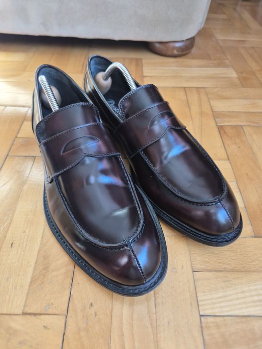 Pantofi lux Dasthon Made in Italy, (Full-Grain) - 43 (29 cm) (Îngust)