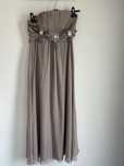 Rochie de eveniment lunga nude