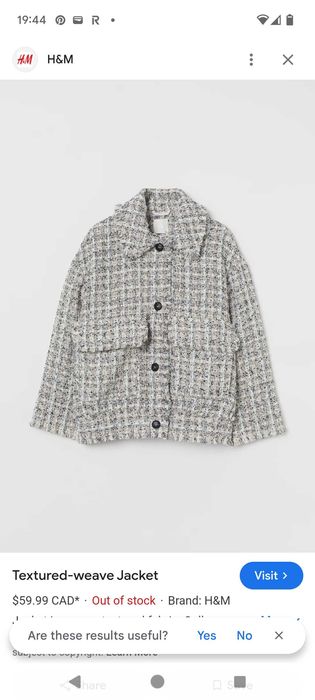 Geaca palton scurt H&M