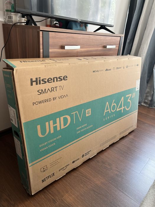 Vand Televizor Smart HISENSE 43A6BG, Ultra HD 4K, 108cm