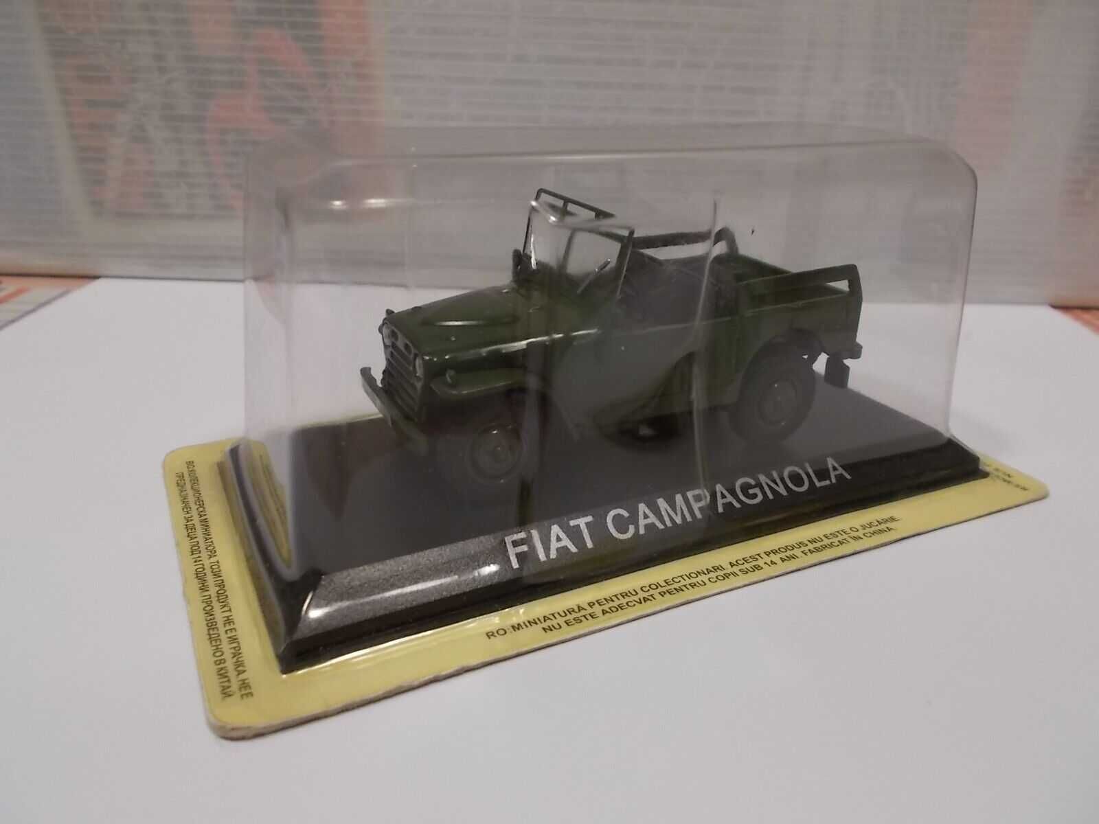 Macheta FIAT CAMPAGNOLA 1952 - DeAgostini Masini de Legenda, 1/43.