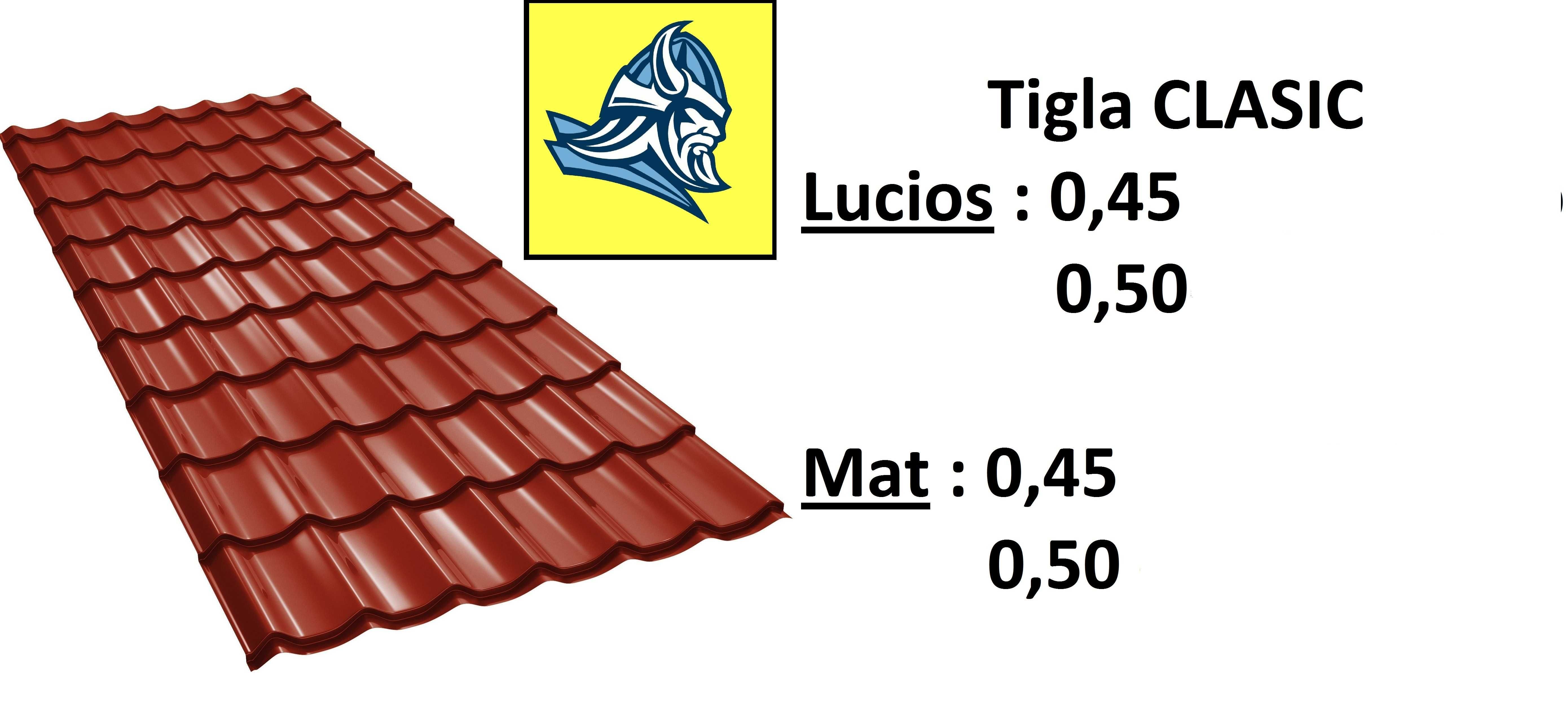 Tabla tip tigla, cutata 0.5-0.7 mm