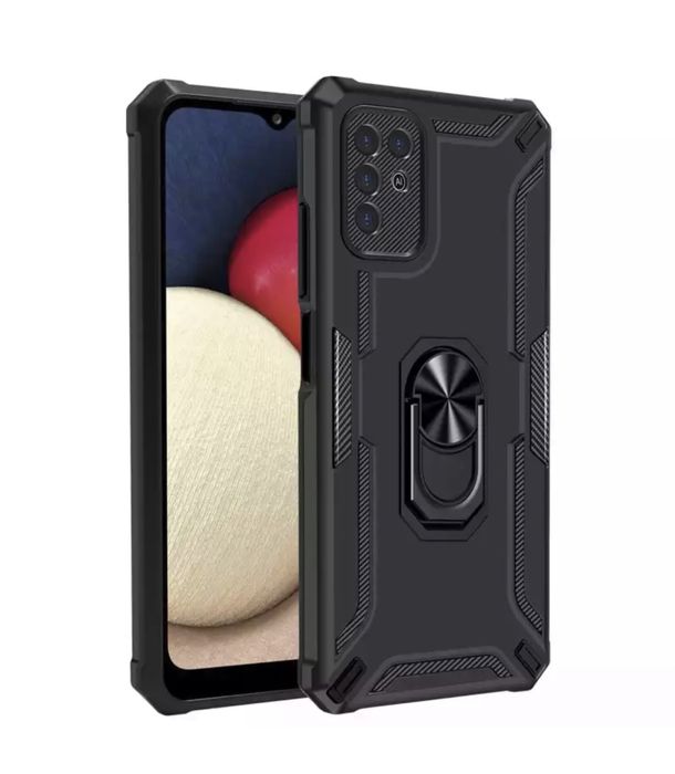 Samsung A23/A33/A34/A35/A55/A56 Husa Ring Case Silicon Cul Black 0,5MM