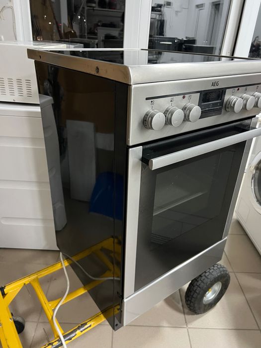 AEG-стояща печка с керамични котлони,мод:47095VD