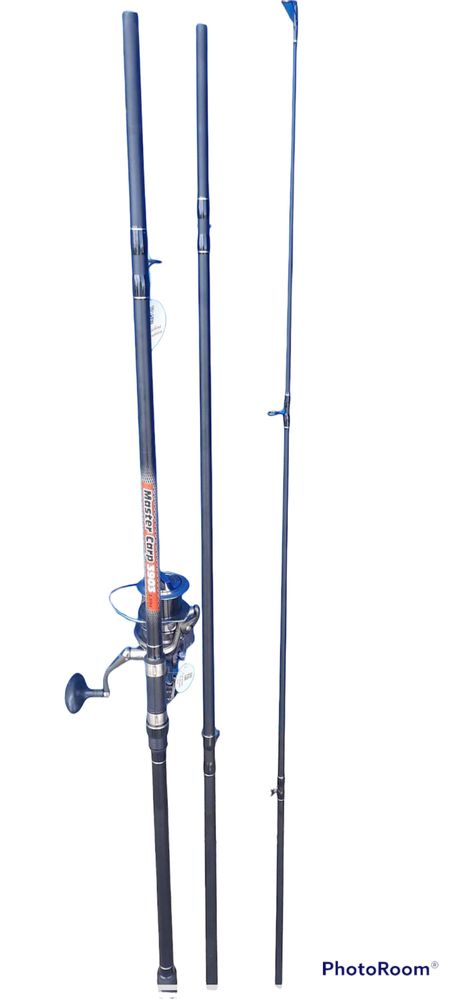 Vand set 4 lansete Baracuda MasterCarp 3.90 + 4 mulinete Gladiator 70